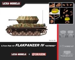 Dragon 1/72 3.7cm FlaK 43 Flakpanzer IV "Ostwind" # 7535
