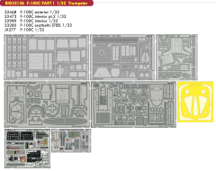 Eduard Big-Ed 1/32 North-American F-100C PART I 1/32 (designed to be used with Trumpeter kits) #33136