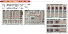 Eduard Big-Ed 1/48 Seatbelts WWII Axis AF STEEL This BiG-Ed set includes all these Eduard sets #49343