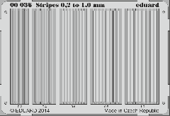 Eduard Stripes 0.2, 0.4, 0.6, 0.8 and 1 mm # 00036