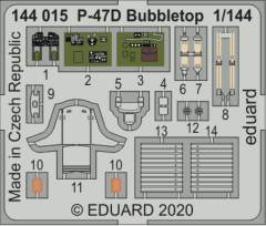 Eduard 1/144 Republic P-47D Thunderbolt # 144015