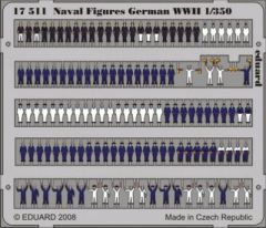 Eduard 1/350 Naval Figures German WWII # 17511