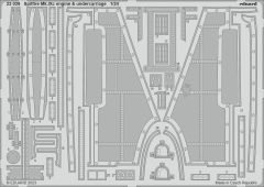 Eduard 1/24 Supermarine Spitfire Mk.IXc Engine & Undercarriage # 23039