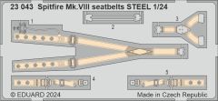 Eduard 1/24 Supermarine Spitfire Mk.VIII Seatbelts # 23043
