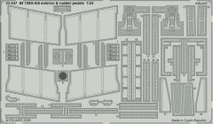 Eduard 1/24 Messerschmitt Bf-109G-5/6 Exterior & Rudder Pedals # 23047