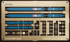 Eduard 1/24 Blue 'Sparco' 4 Point Race Car Seatbelts # 24004