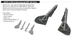 Eduard Brassin 1/48 Focke-Wulf Fw-190A-8 Undercarriage Legs (3D-Printed) # 6481178