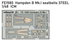 Eduard 1/48 Handley-Page Hampden B Mk.I Seatbelts Steel # 1580