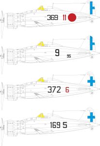 Eduard 1/32 Macchi C.200 Saetta Tactical Marking Mask Set  # 345