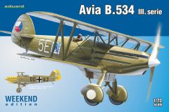 Eduard Weekend 1/72 Avia B.534 III Series (Weekend) # 7429 - Plastic Model Kit