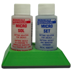 eModels 3D Printed Microscale Holder Double # eMMSD