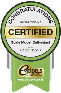 Certified Scale Model Enthusiast Gold Sticker