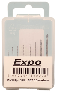 Expo Tools Gaming Gear - 8pc HSS Drill Set # 11508