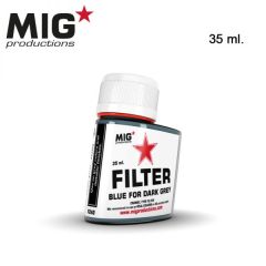 Mig Productions 35ml Blue for Dark Grey Filter # F240 