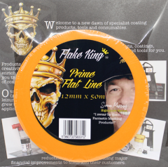 Flake King Prime Flat Line Orange Tape 12mm x 50m # TPFL12