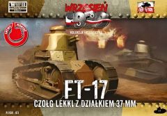 First To Fight Kits 1/72 Renault FT-17 With Round Turret and 37mm Gun # 021