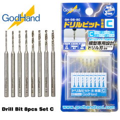 GodHand Drill Bit 8pcs Set C Made In Japan # GH-DB-8C