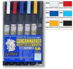 Mr Hobby Gundam Marker Set Pen - Seed Destiny Set (6pcs) # GMS114