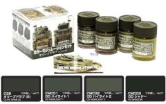 Mr Hobby CS581 Color Modulation Set Olive Drab # CS581 - Paint Set
