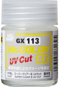 Mr Color 18ml GX Super Clear III UV Cut Flat # 113