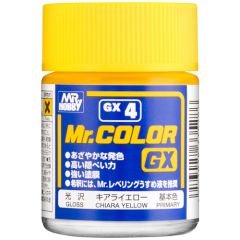 Mr Color GX 18ml Lacquer Gloss Paint Chiara Yellow # GX4