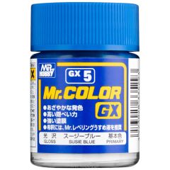 Mr Color GX 18ml Lacquer Gloss Paint Susie Blue # GX5