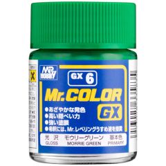 Mr Color 18ml Lacquer Gloss Paint Morrie Green # GX6