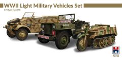 Hobby 2000 1/72 WWII Light Military Vehicles Set # 72705