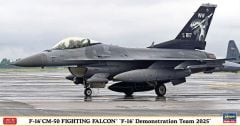 Hasegawa 1/48 Lockheed-Martin F-16CM Fighting Falcon 2025 Demo Team # 07558
