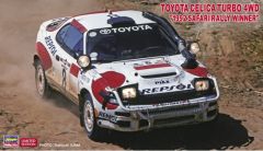Hasegawa 1/24 Toyota Celica Turbo 4WD - 1992 Safari Rally Winner # 20434