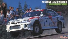 Hasegawa 1/24 Mitsubishi Lancer Evolution IV 1997 Finland Rally Winner # 20480