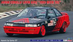 Hasegawa 1/24 Advan Toyota Corolla Levin AE92 '1989 Inter Tec' # 21137