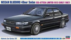 Hasegawa 1/24 Nissan Bluebird 4 Door Sedan SSS-Attesa Limited (U12) EARLY 1987 # CC33