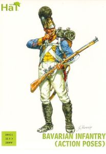 HAT Industrie 28mm/1/56 Bavarian Infantry (Action poses) # 28011 - Plastic Model Figures