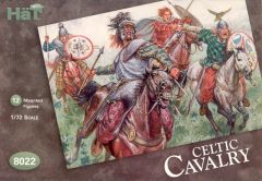 HAT Industrie 1/72 Celtic Cavalry. 12 mounted Celtic cavalrymen. # 8022 - Plastic Model Figures