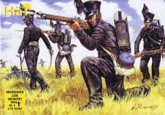 HaT 1/72 Napoleonic Brunswick Leib Infantry # 8026 - Plastic Model Figures