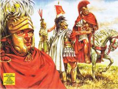 Hat 1/72 Punic War Roman Command # 8051 - Plastic Model Figures
