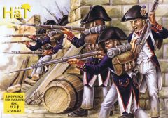 HaT 1/72 Napoleonic 1805 French Line Infantry # 8062 - Plastic Model Figures