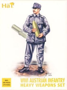 HAT Industrie 1/72 WWI Austrian Infantry Heavy Weapons set # 8081 - Plastic Model Figures