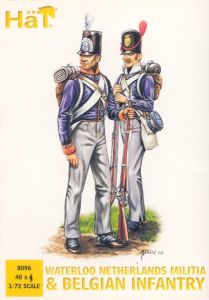 HAT Industrie 1/72 Royal Netherlands Militia and Belgian Infantry # 8096 - Plastic Model Figures