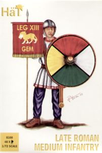 HAT Industrie 1/72 Late Roman Light Infantry # 8100 - Plastic Model Figures