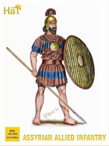 HAT Industrie 1/72 Assyrian Allied/Auxiliary Infantry # 8121 - Plastic Model Figures