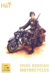 HAT Industrie 1/72 German Zundapp Motorcycles (WWII) # 8127