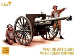 HAT Industrie 1/72 WWI US Artillery 4 per box # 8158