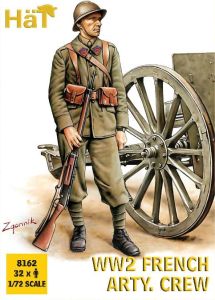 HAT 1/72 WWII French Artillery Crew # 8162