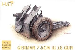 HAT Industrie 1/72 German (WWII) 75mm IG18 infantry gun WWII # 8163