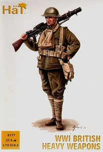 HAT Industrie 1/72 WWI British Heavy Weapons # 8177 - Plastic Model Figures