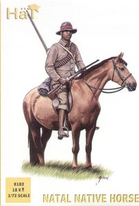 HAT Industrie 1/72 Zulu Wars. Natal Native Horse # 8182 - Plastic Model Figures