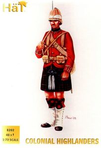 HAT Industrie 1/72 Colonial Wars Highlanders x 48 figures per box # 8202