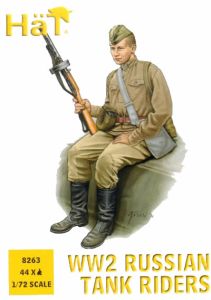 Hat 1/72 Russian (WWII) Infantry tank riders # 8263